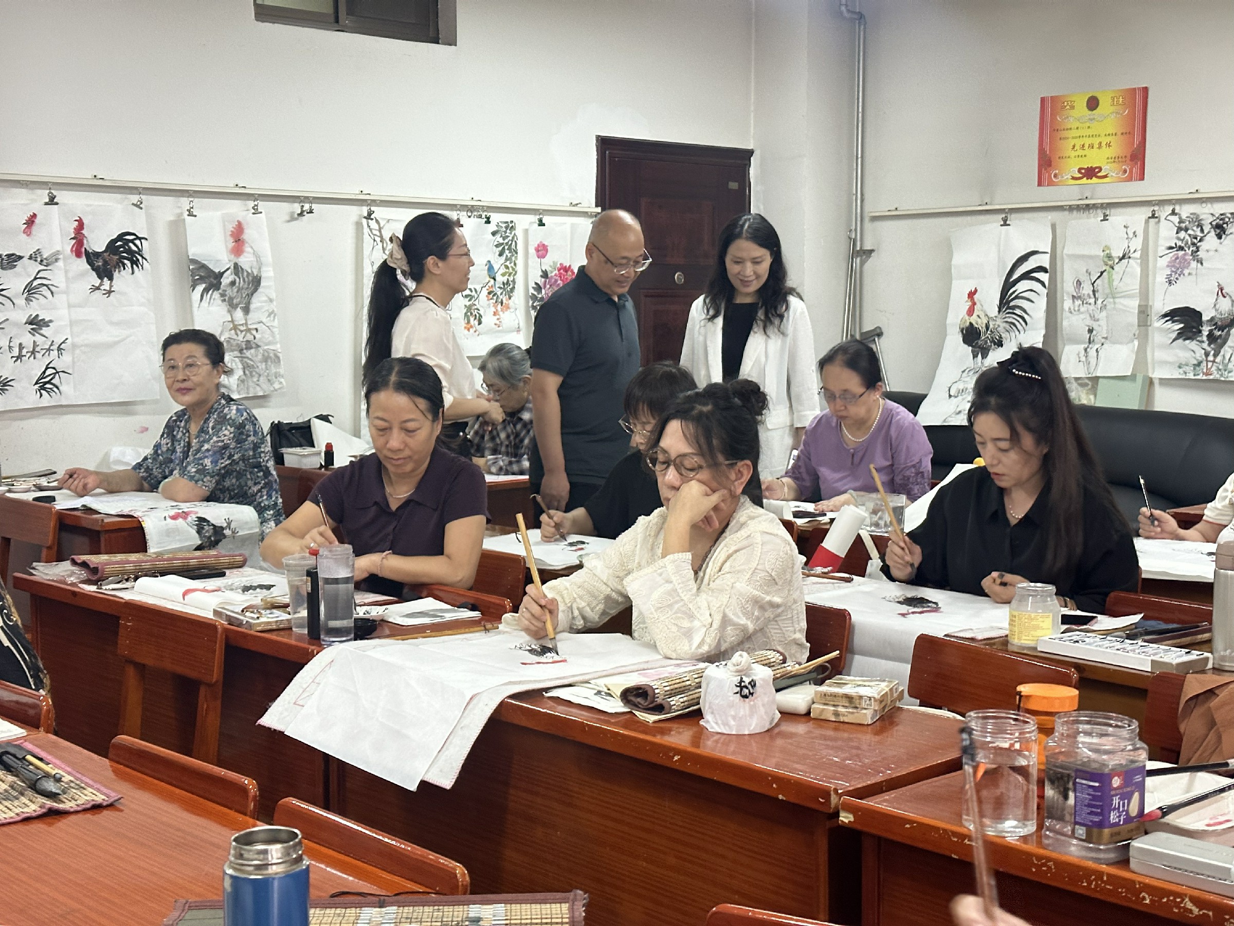 中国老年报社来西安老年大学调研老年教育工作